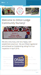 Mobile Screenshot of dittonlodgenursery.org.uk